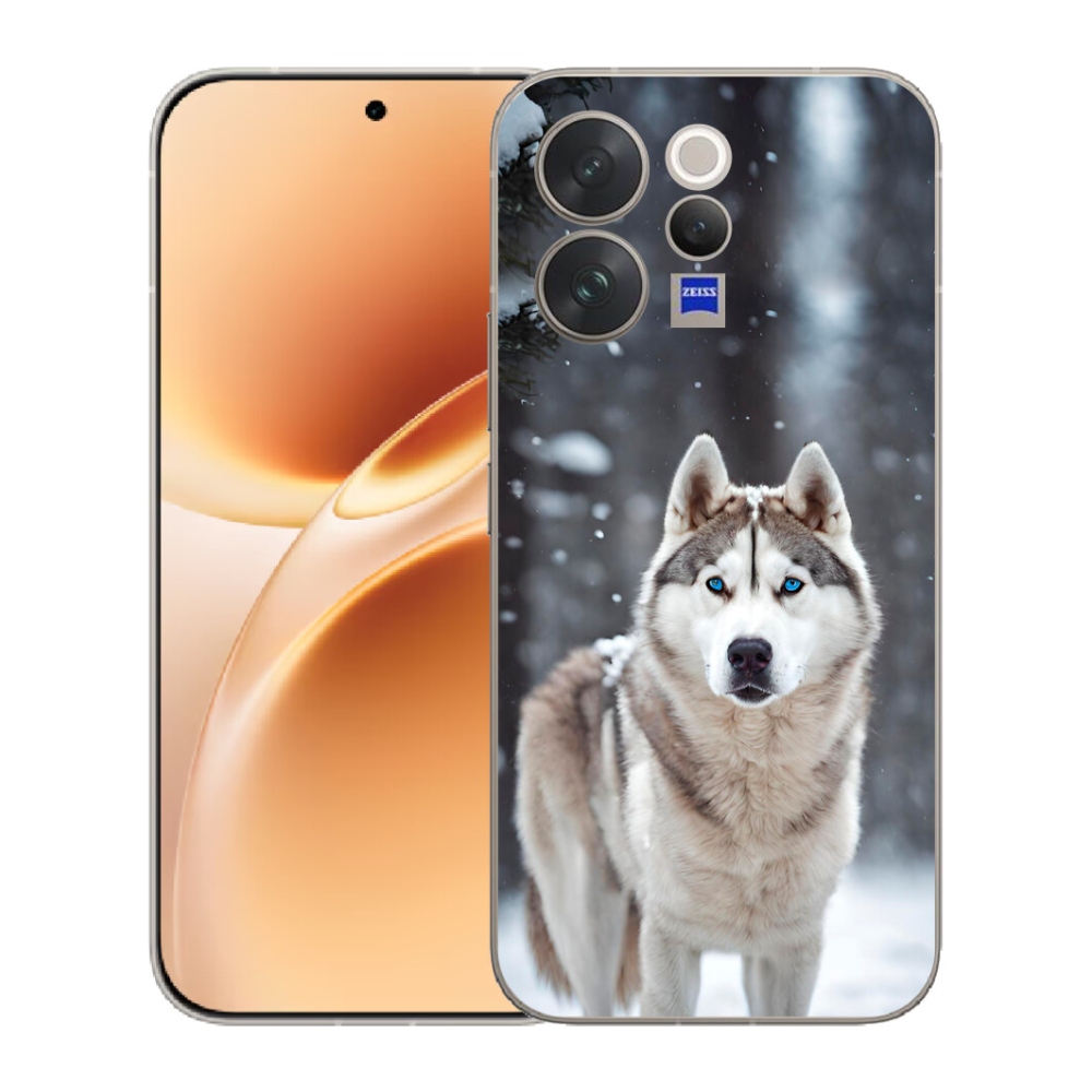 Gelový kryt mmCase na Vivo V70 - husky 2