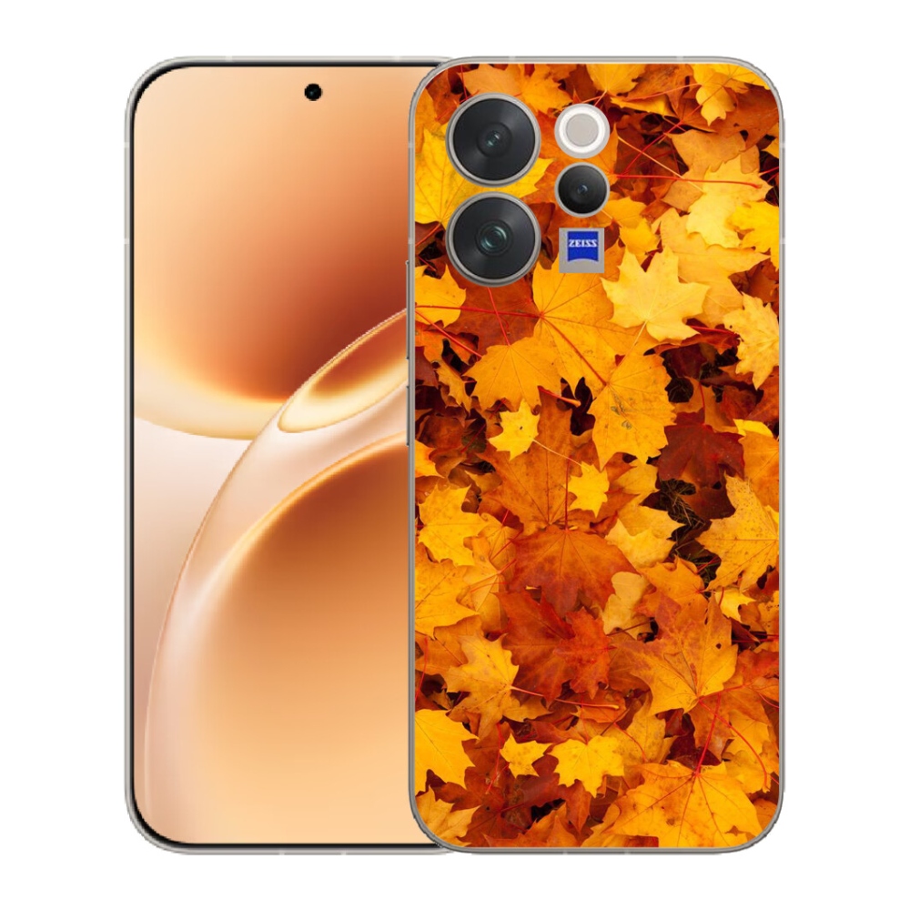 Gelový kryt mmCase na Vivo V70 - javorové listy