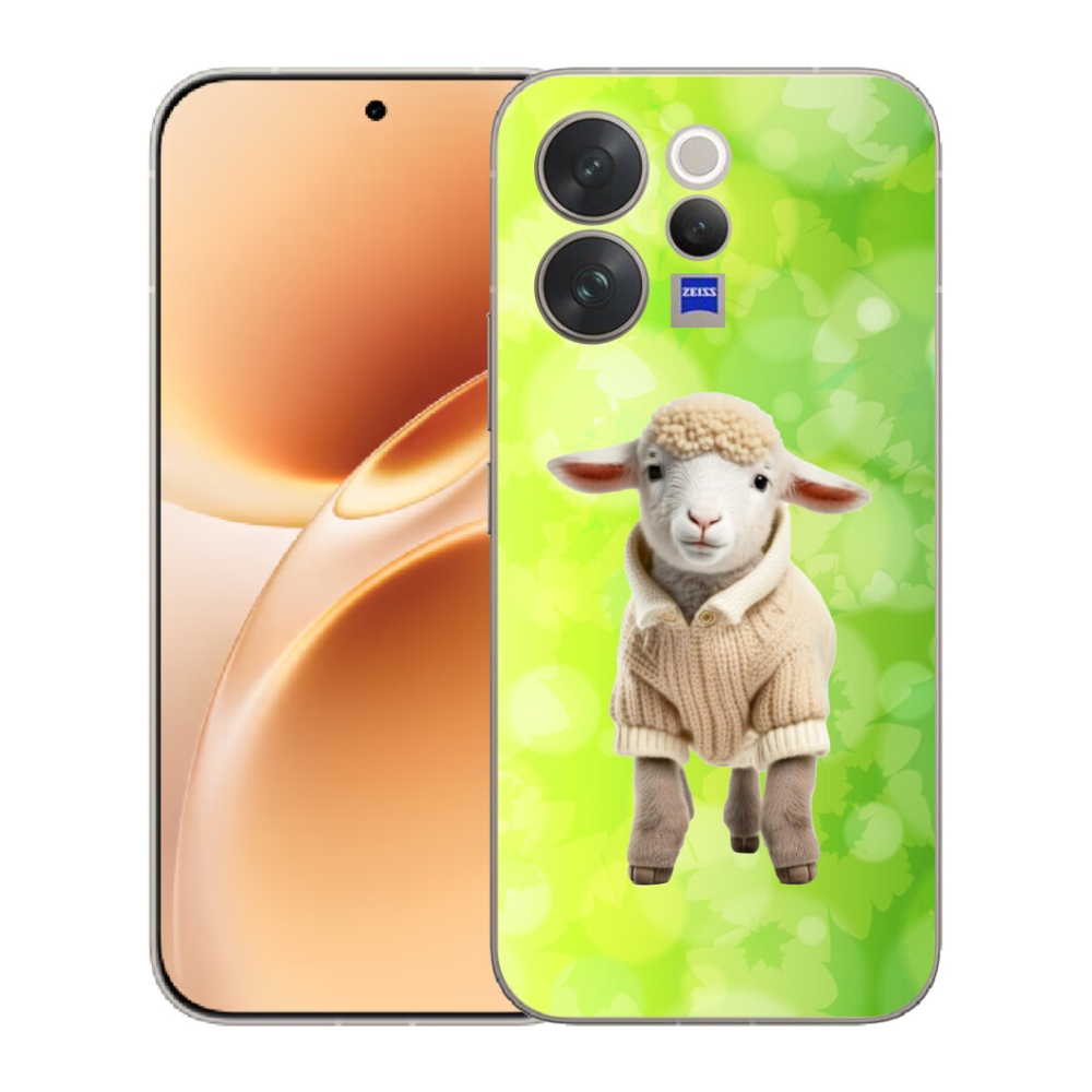 Gelový kryt mmCase na Vivo V70 - jehně ve svetru