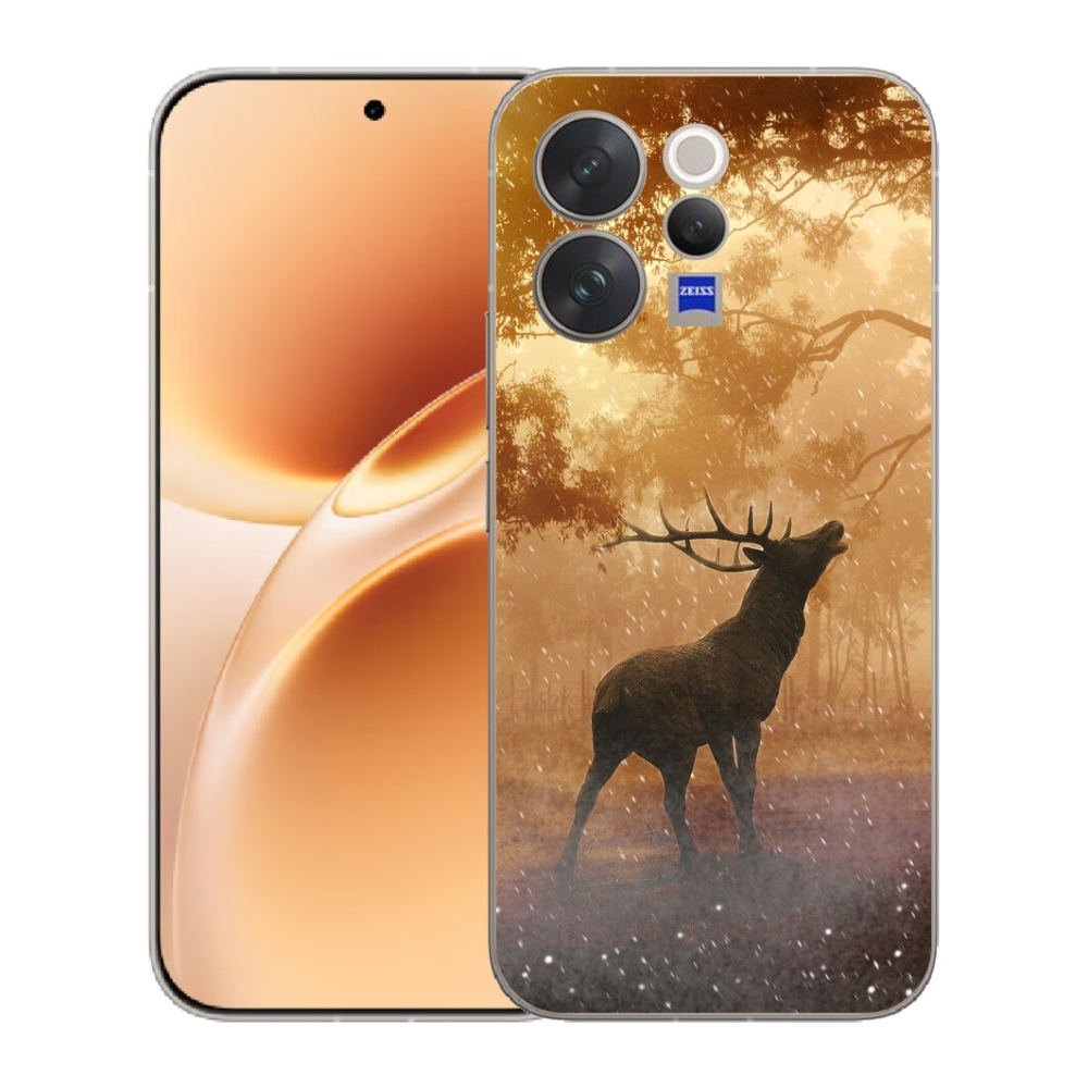 Gelový kryt mmCase na Vivo V70 - jelen v říji