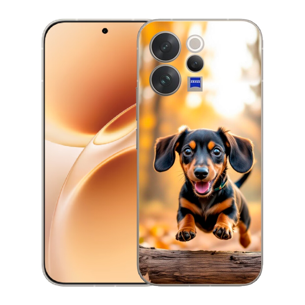 Gelový kryt mmCase na Vivo V70 - jezevčík 2