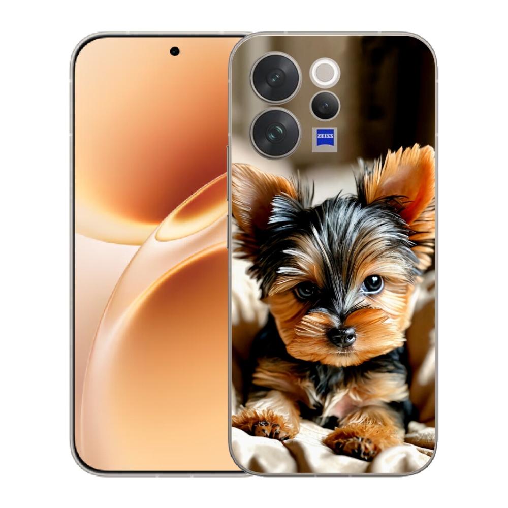 Gelový kryt mmCase na Vivo V70 - jorkšír 11