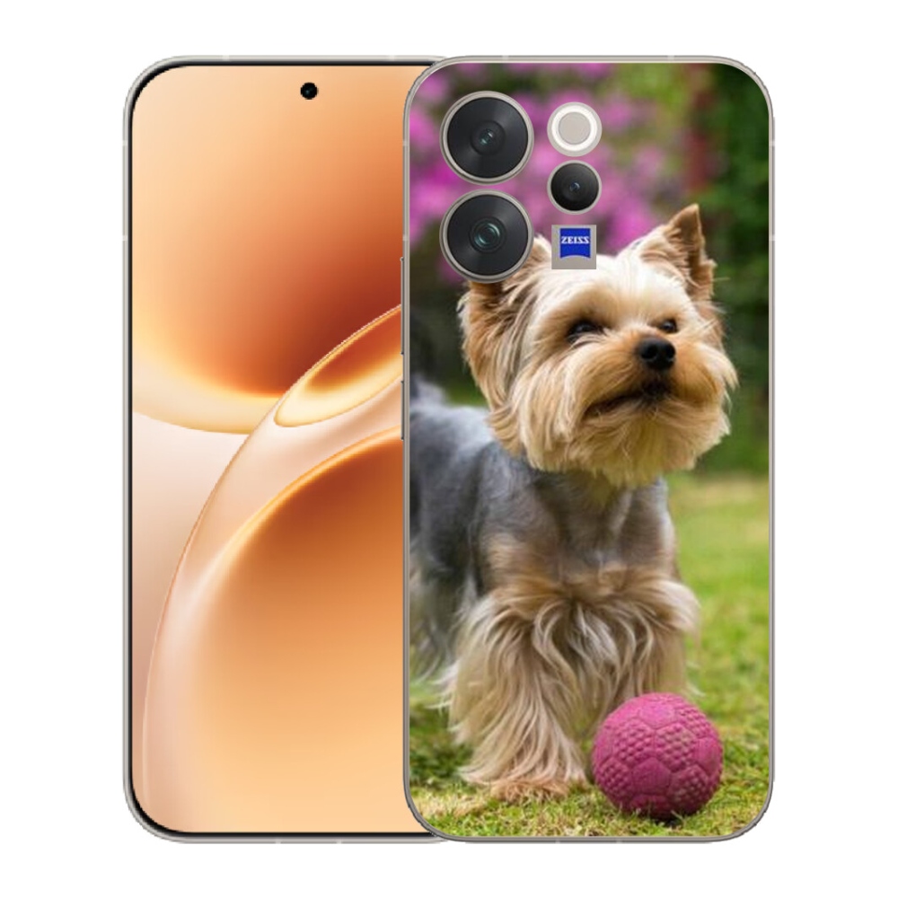 Gelový kryt mmCase na Vivo V70 - jorkšír 4