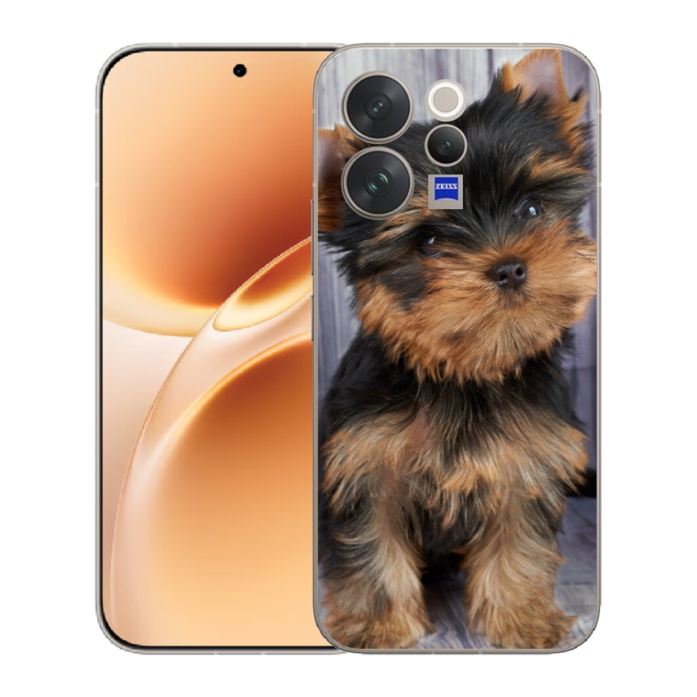 Gelový kryt mmCase na Vivo V70 - jorkšír 9
