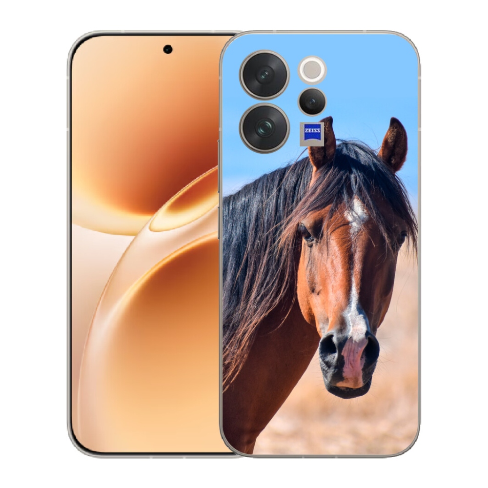 Gelový kryt mmCase na Vivo V70 - klidný kůň
