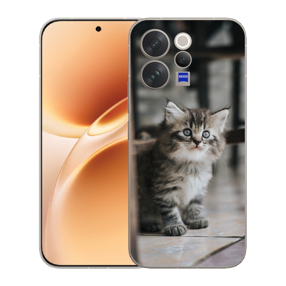 Gelový kryt mmCase na Vivo V70 - koťátko