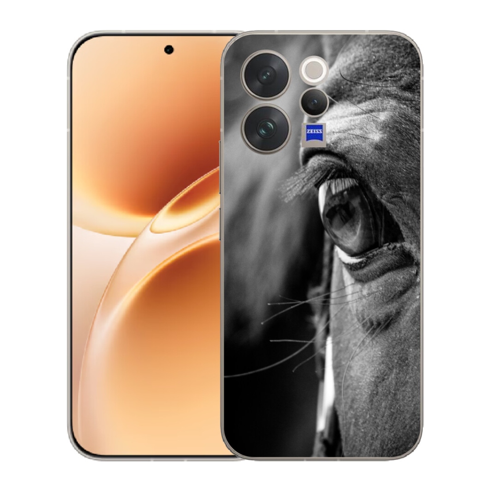 Gelový kryt mmCase na Vivo V70 - koňský pohled