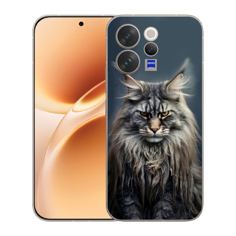 Gelový kryt mmCase na Vivo V70 - kočíčí pohled 4