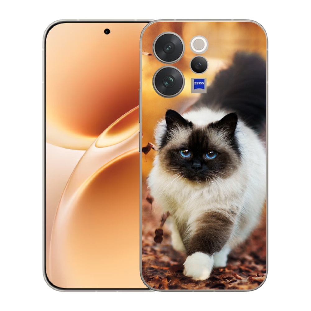 Gelový kryt mmCase na Vivo V70 - kočka