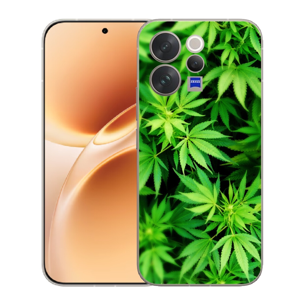 Gelový kryt mmCase na Vivo V70 - konopí 3
