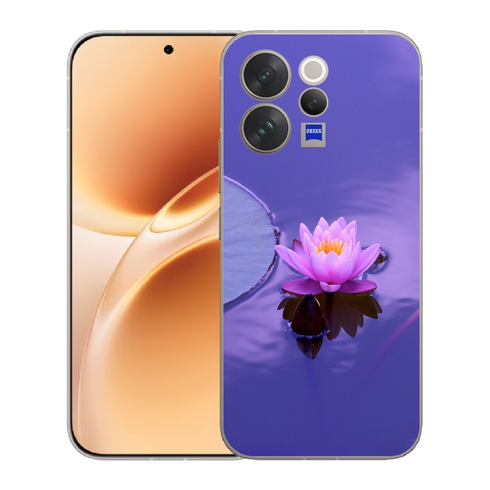 Gelový kryt mmCase na Vivo V70 - květ na hladině