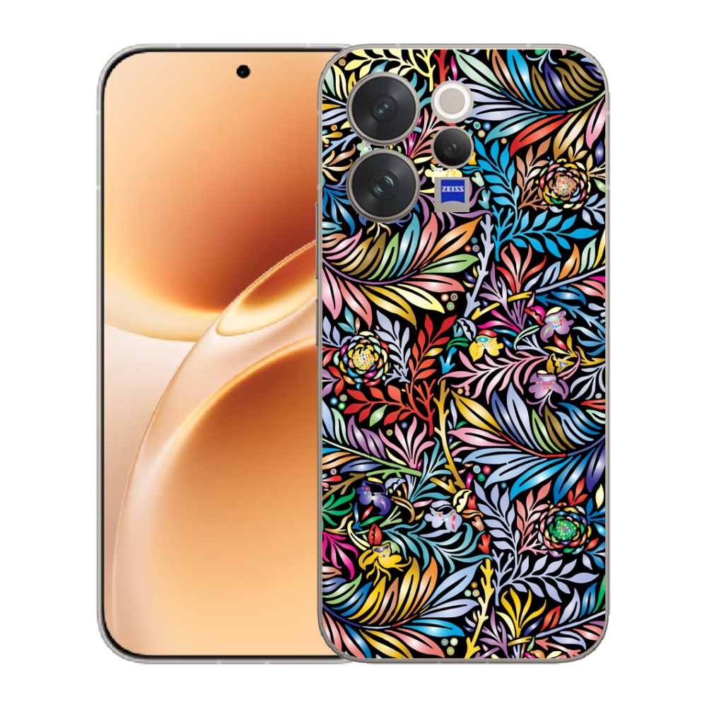Gelový kryt mmCase na Vivo V70 - květiny 5