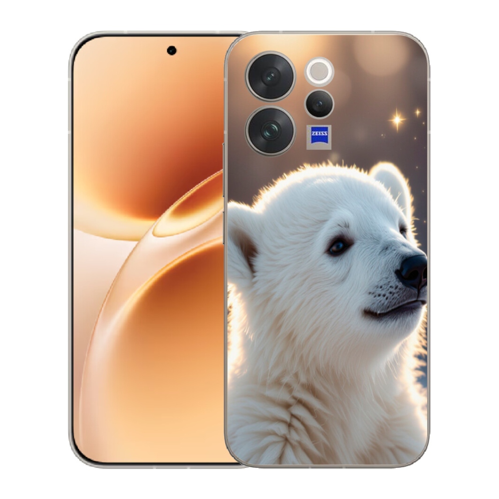 Gelový kryt mmCase na Vivo V70 - lední medvěd