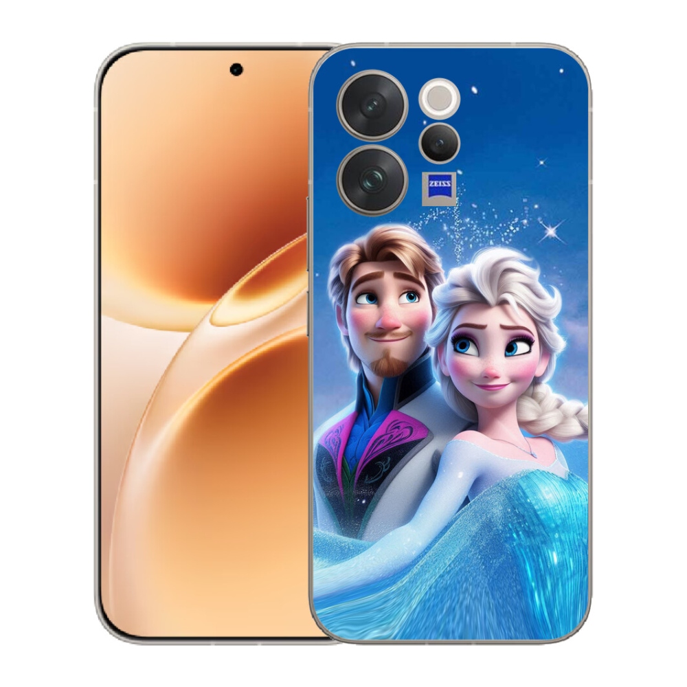 Gelový kryt mmCase na Vivo V70 - ledové království 1
