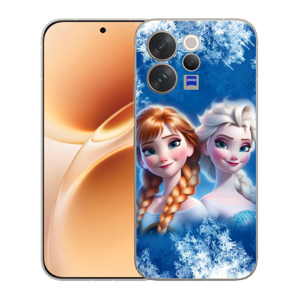 Gelový kryt mmCase na Vivo V70 - ledové království 2