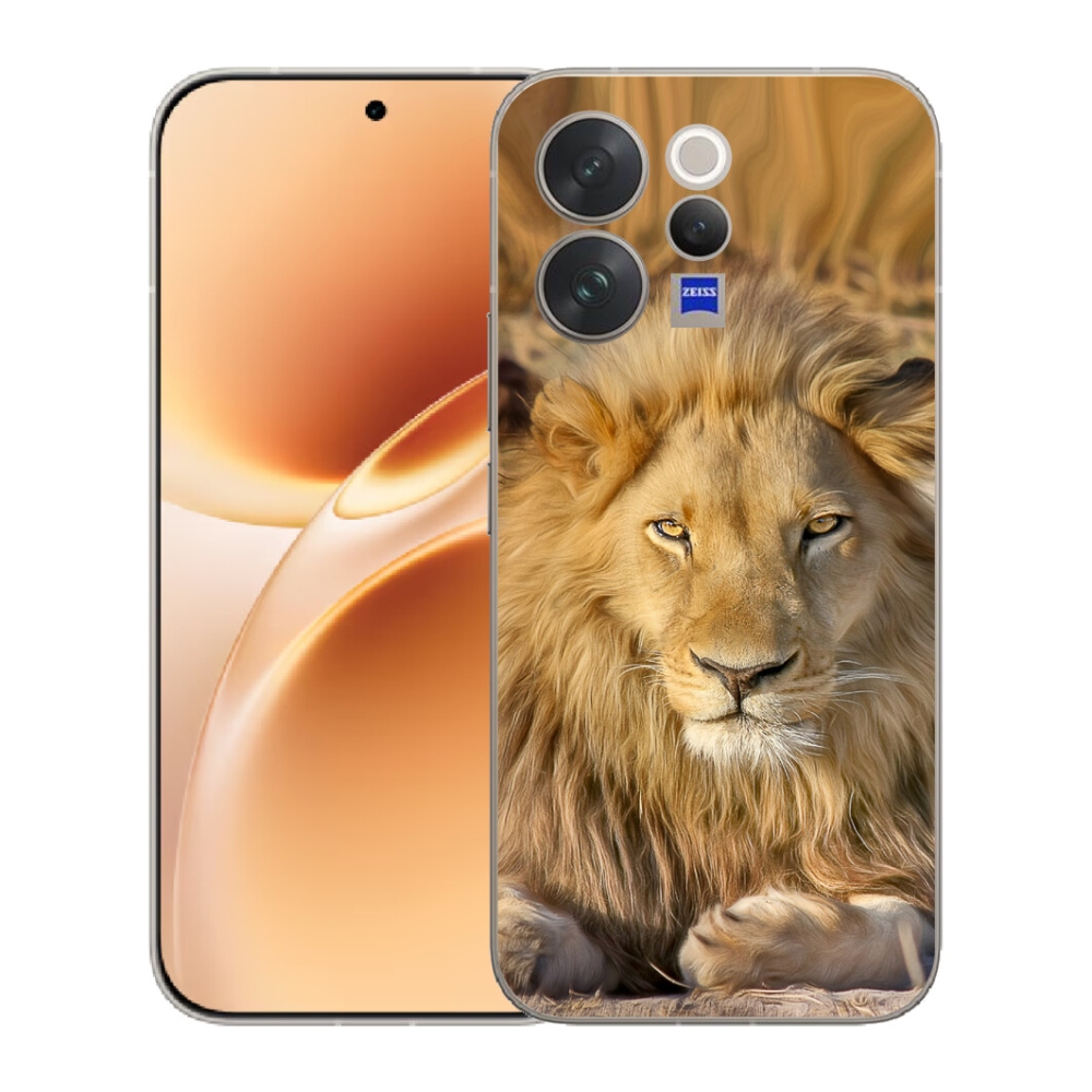 Gelový kryt mmCase na Vivo V70 - lev 2