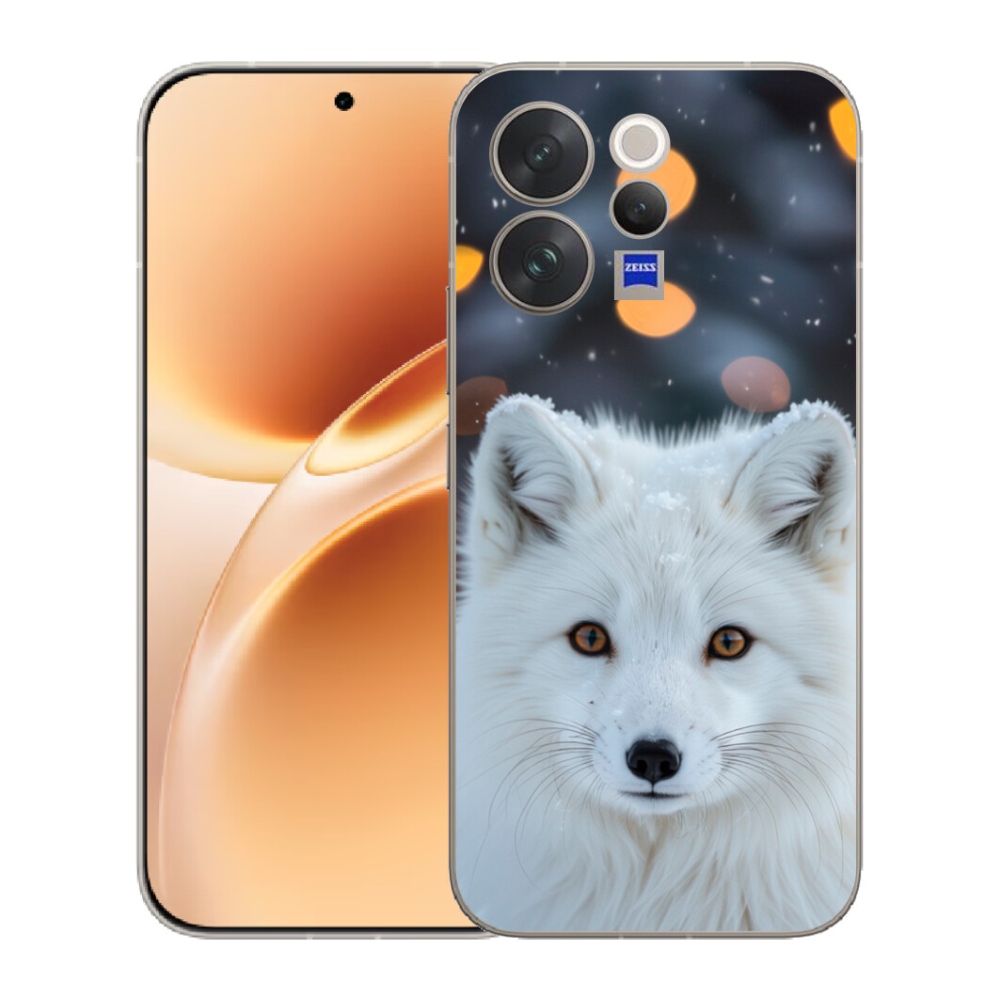 Gelový kryt mmCase na Vivo V70 - liška polární