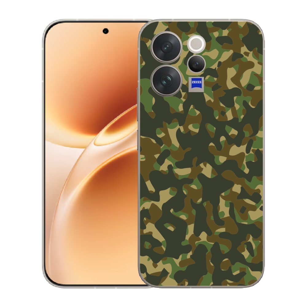 Gelový kryt mmCase na Vivo V70 - maskáčový vzor 1