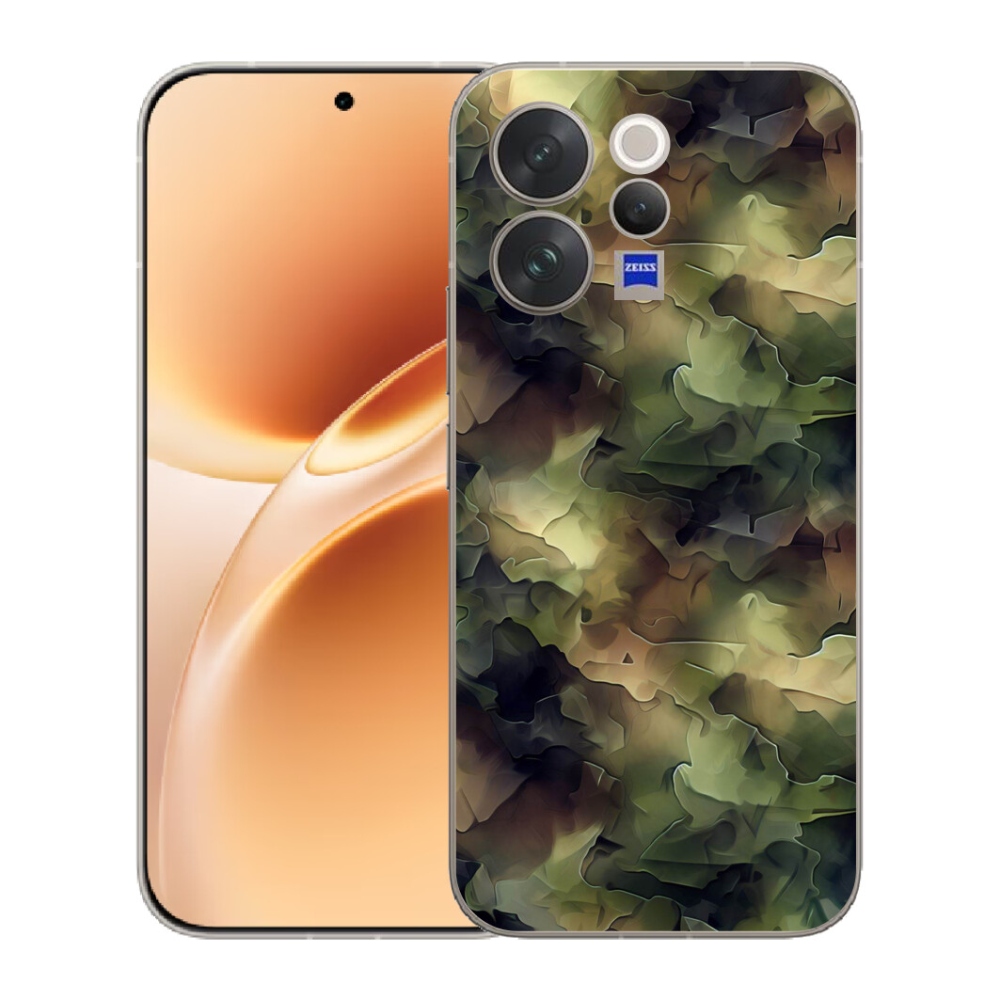 Gelový kryt mmCase na Vivo V70 - maskáčový vzor 10