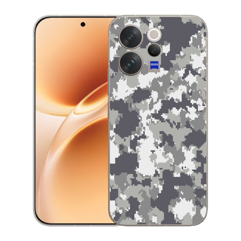 Gelový kryt mmCase na Vivo V70 - maskáčový vzor 2