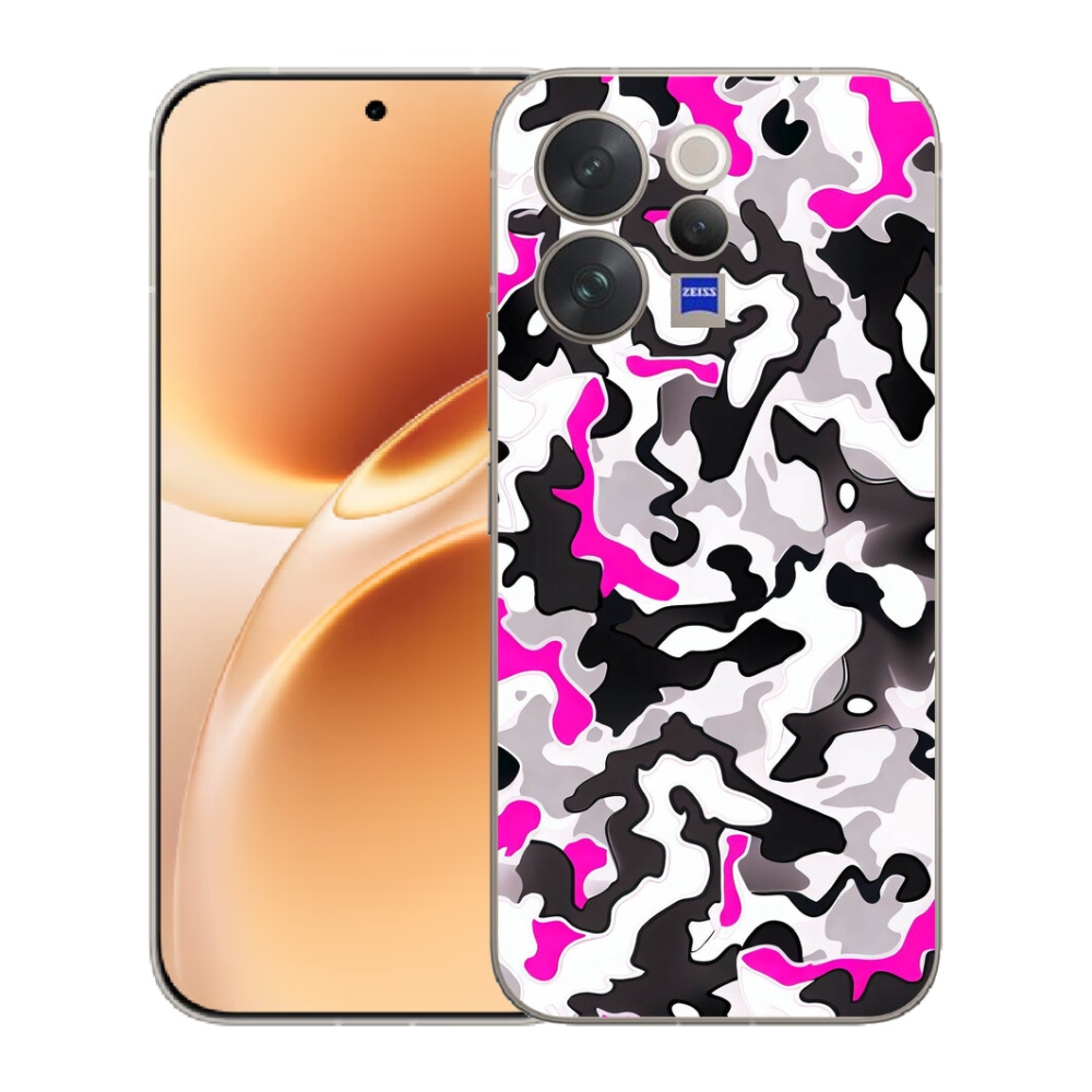 Gelový kryt mmCase na Vivo V70 - maskáčový vzor 5