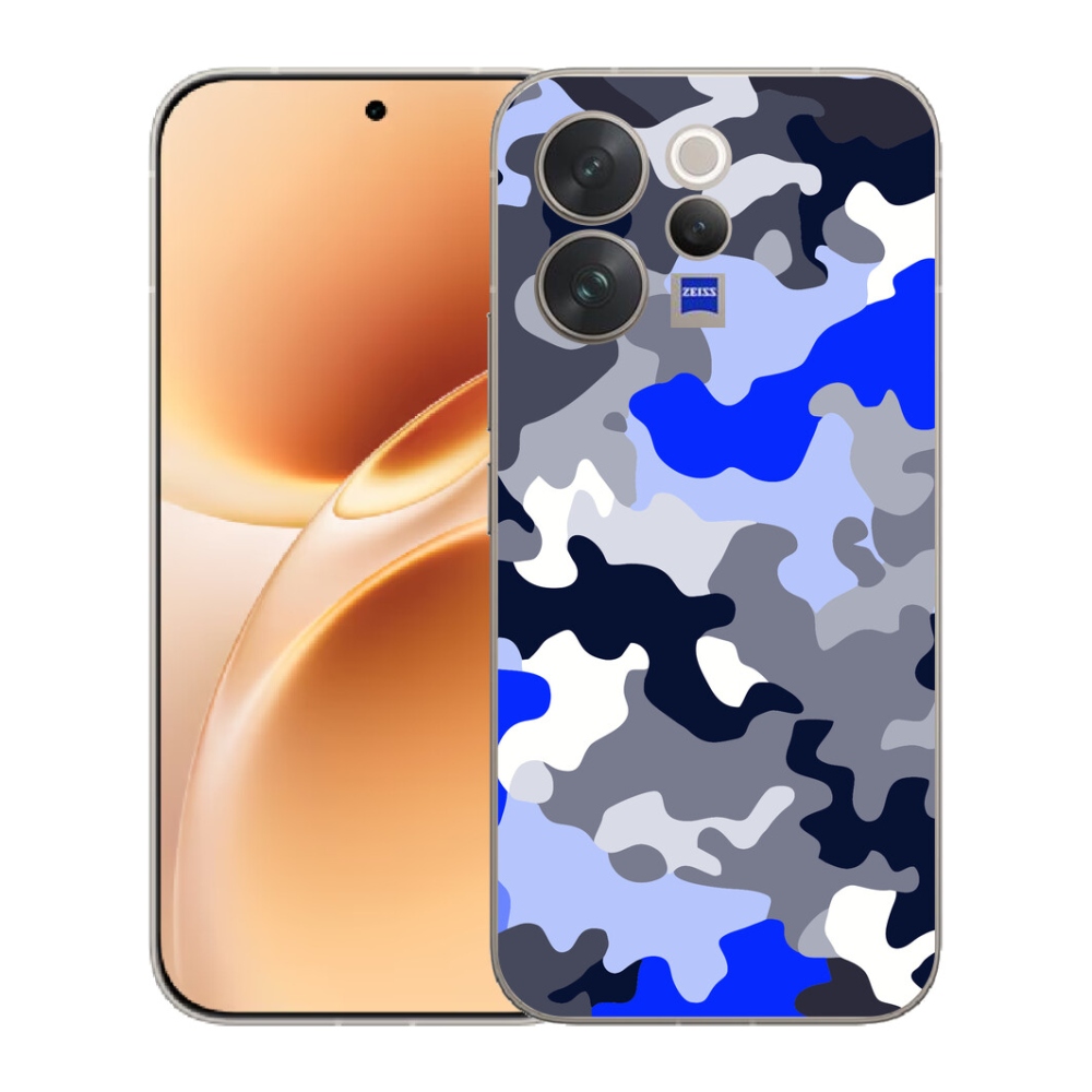 Gelový kryt mmCase na Vivo V70 - maskáčový vzor 8