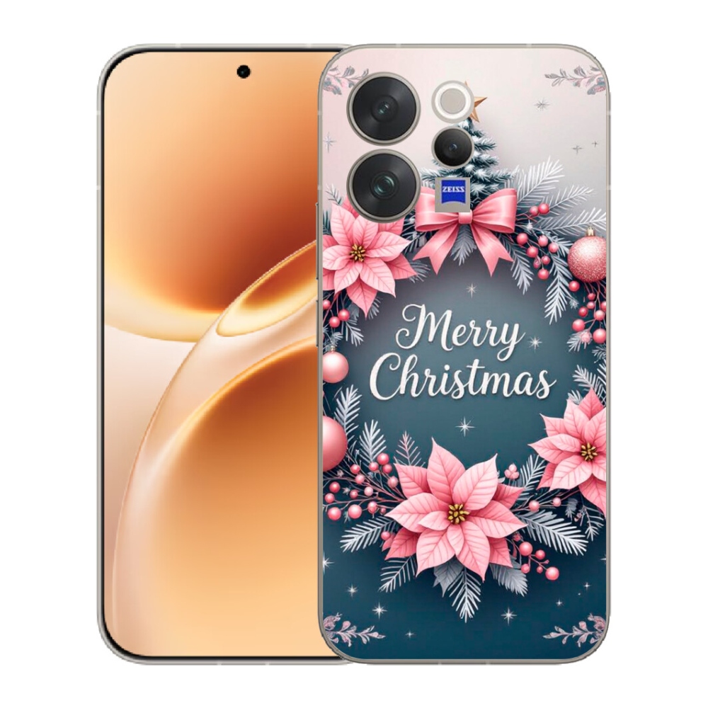 Gelový kryt mmCase na Vivo V70 - merry christmas