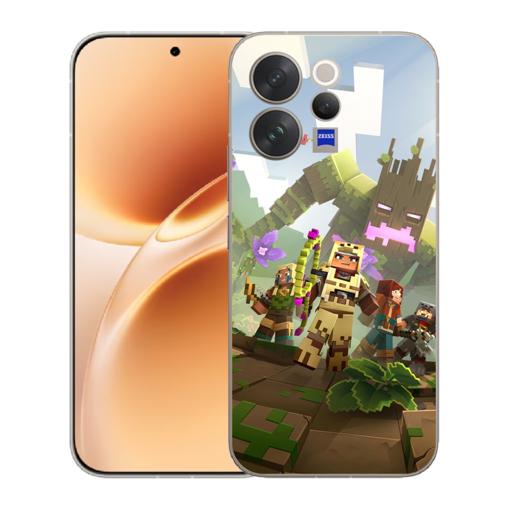 Gelový kryt mmCase na Vivo V70 - minecraft 1
