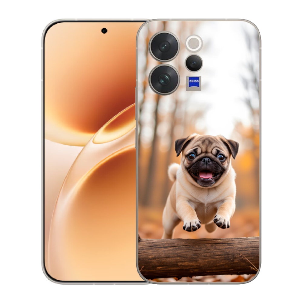 Gelový kryt mmCase na Vivo V70 - mops 2