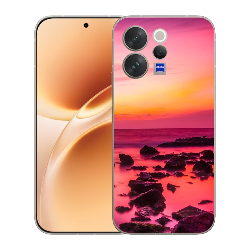 Gelový kryt mmCase na Vivo V70 - moře a záře