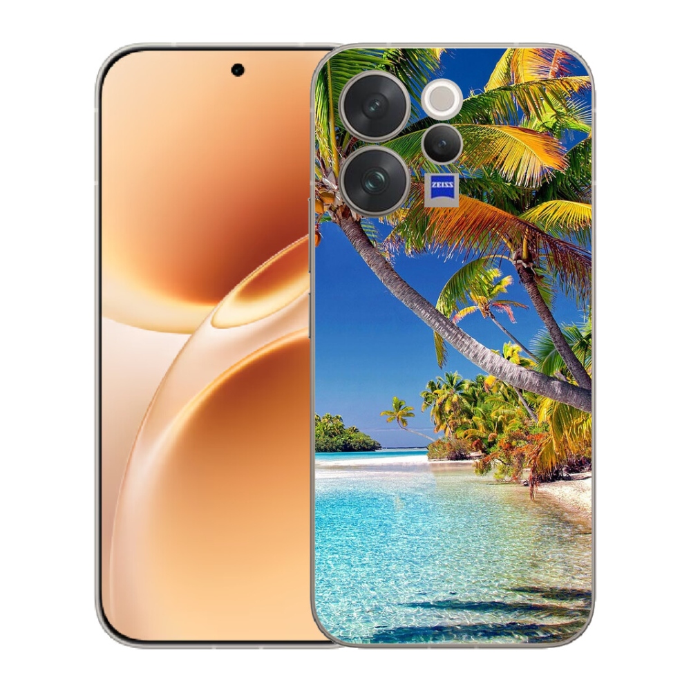 Gelový kryt mmCase na Vivo V70 - mořská pláž