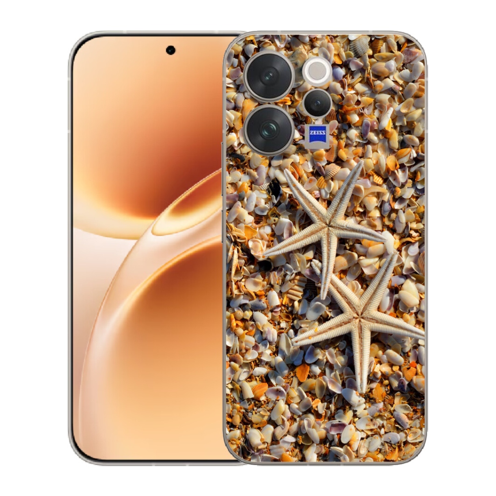 Gelový kryt mmCase na Vivo V70 - mořské hvězdice