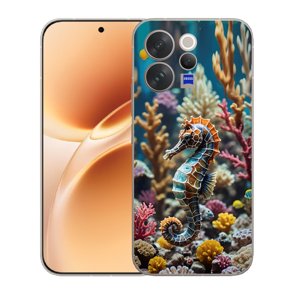 Gelový kryt mmCase na Vivo V70 - mořský koník 2