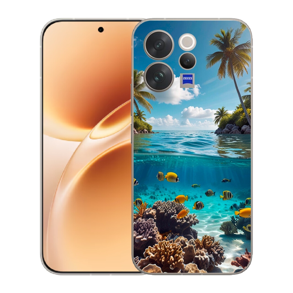Gelový kryt mmCase na Vivo V70 - mořský svět 4