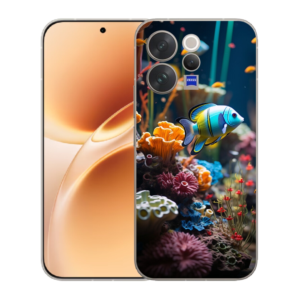 Gelový kryt mmCase na Vivo V70 - mořský svět 5