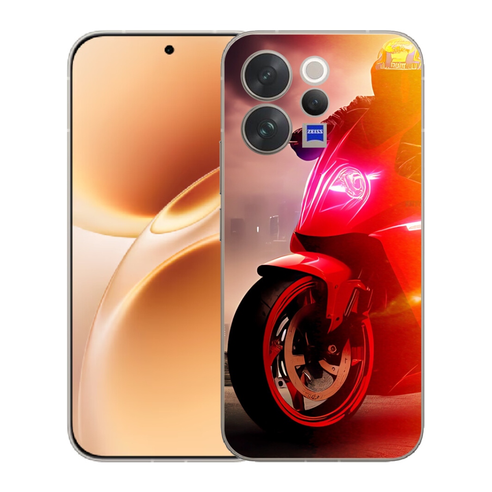 Gelový kryt mmCase na Vivo V70 - motorka