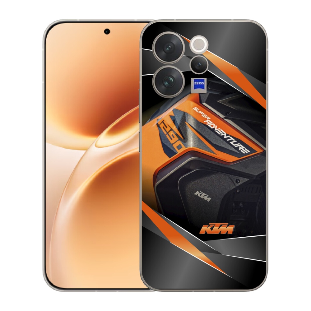 Gelový kryt mmCase na Vivo V70 - motorka ktm
