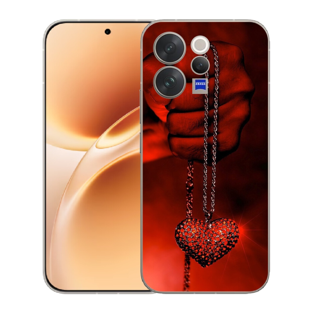Gelový kryt mmCase na Vivo V70 - náhrdelník