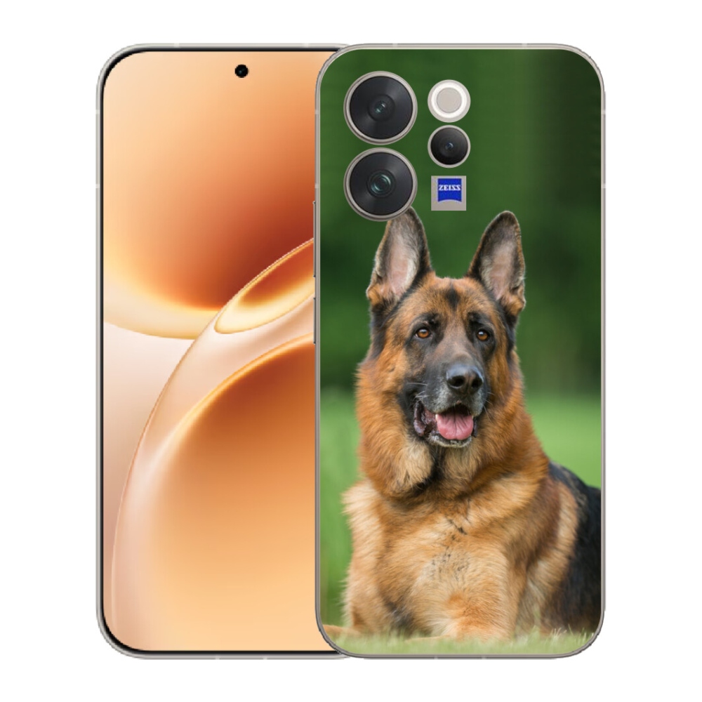 Gelový kryt mmCase na Vivo V70 - německý ovčák