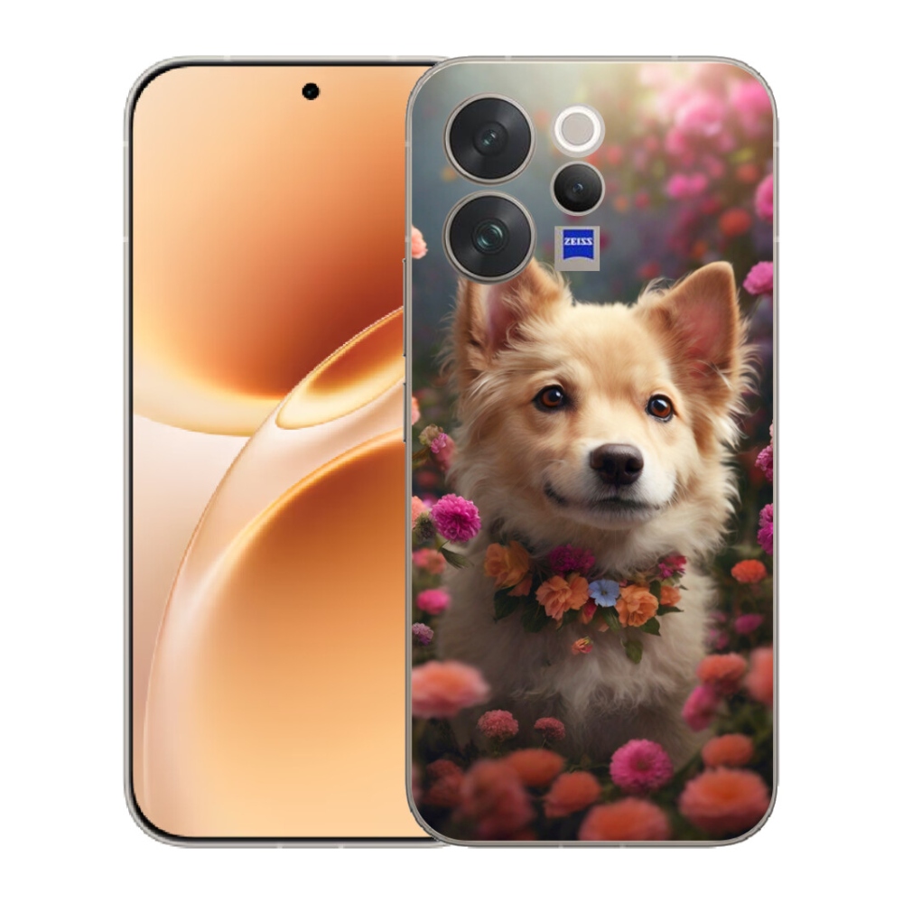 Gelový kryt mmCase na Vivo V70 - německý špic