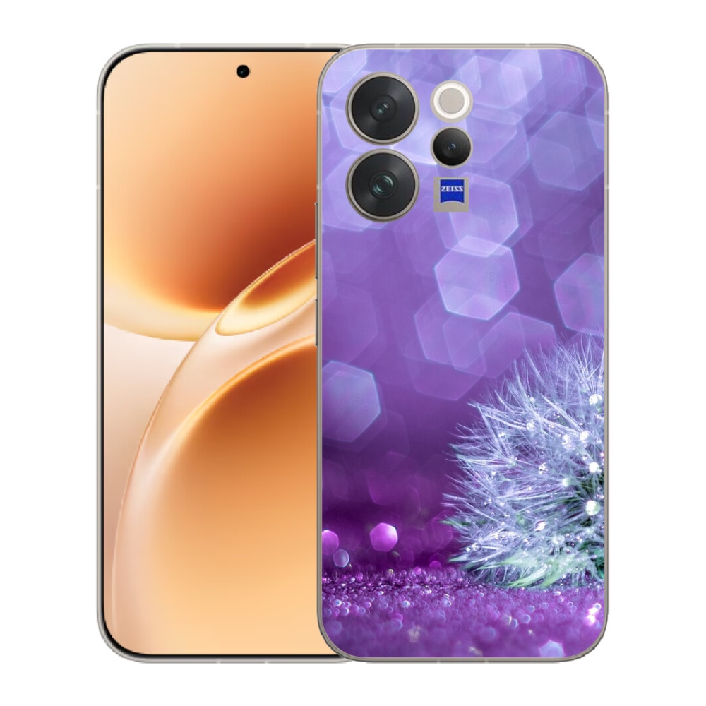 Gelový kryt mmCase na Vivo V70 - odkvetlá pampeliška 2