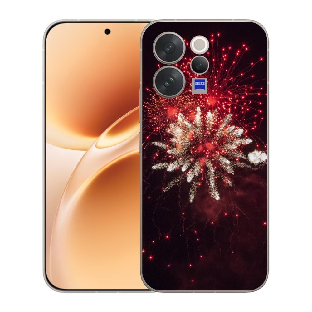 Gelový kryt mmCase na Vivo V70 - ohňostroj