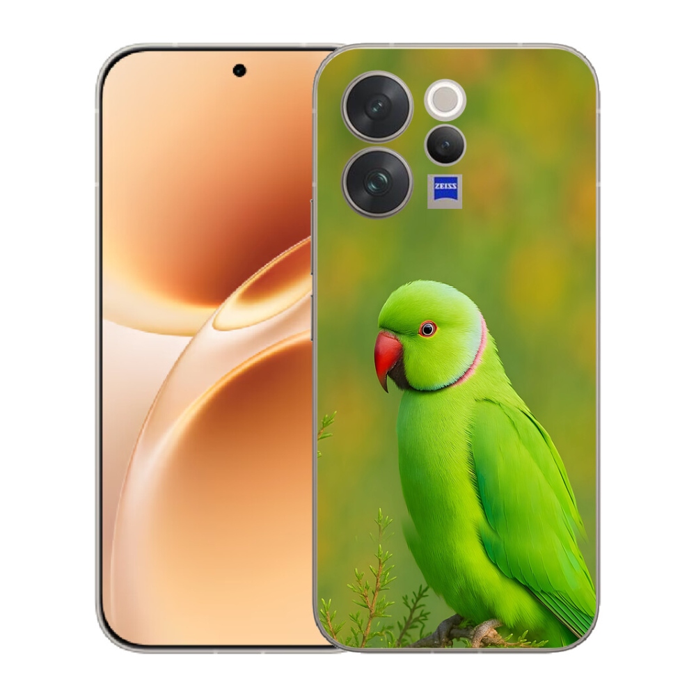 Gelový kryt mmCase na Vivo V70 - papoušek alexandr 2
