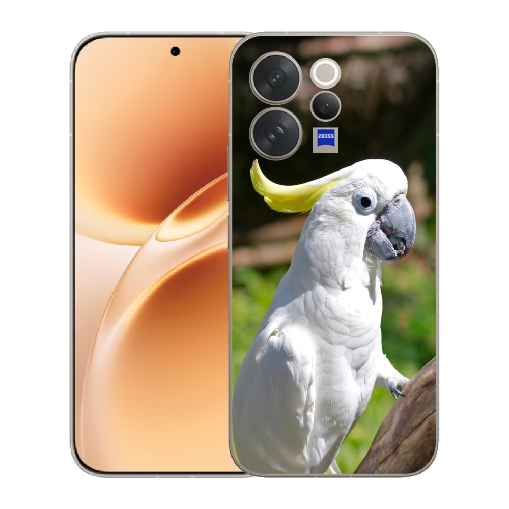 Gelový kryt mmCase na Vivo V70 - papoušek kakadu 2