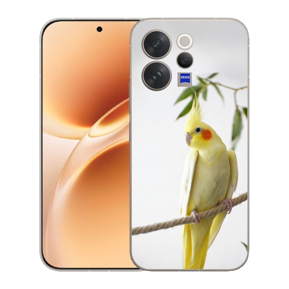 Gelový kryt mmCase na Vivo V70 - papoušek korela chocholatá