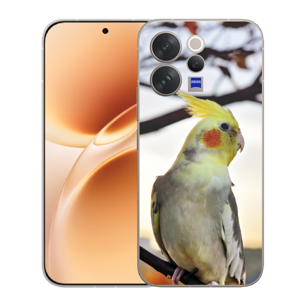 Gelový kryt mmCase na Vivo V70 - papoušek korela