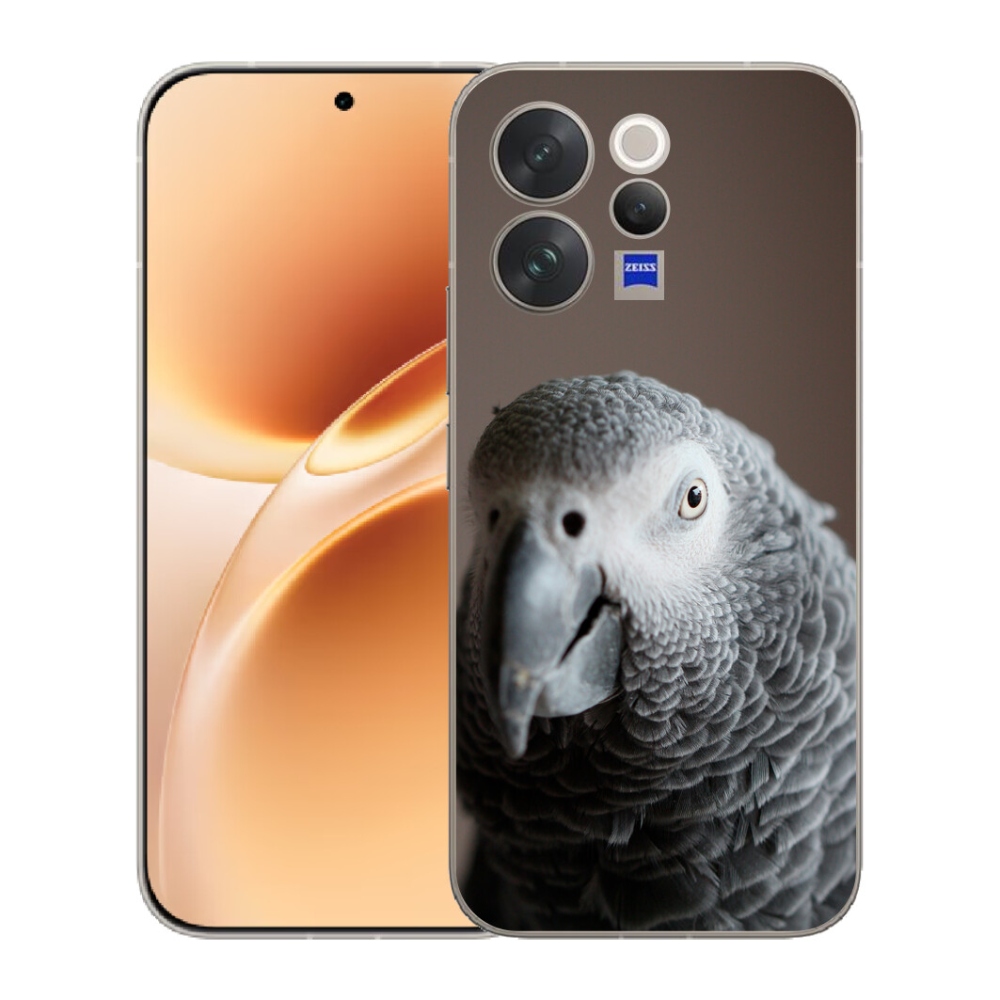 Gelový kryt mmCase na Vivo V70 - papoušek žako 2