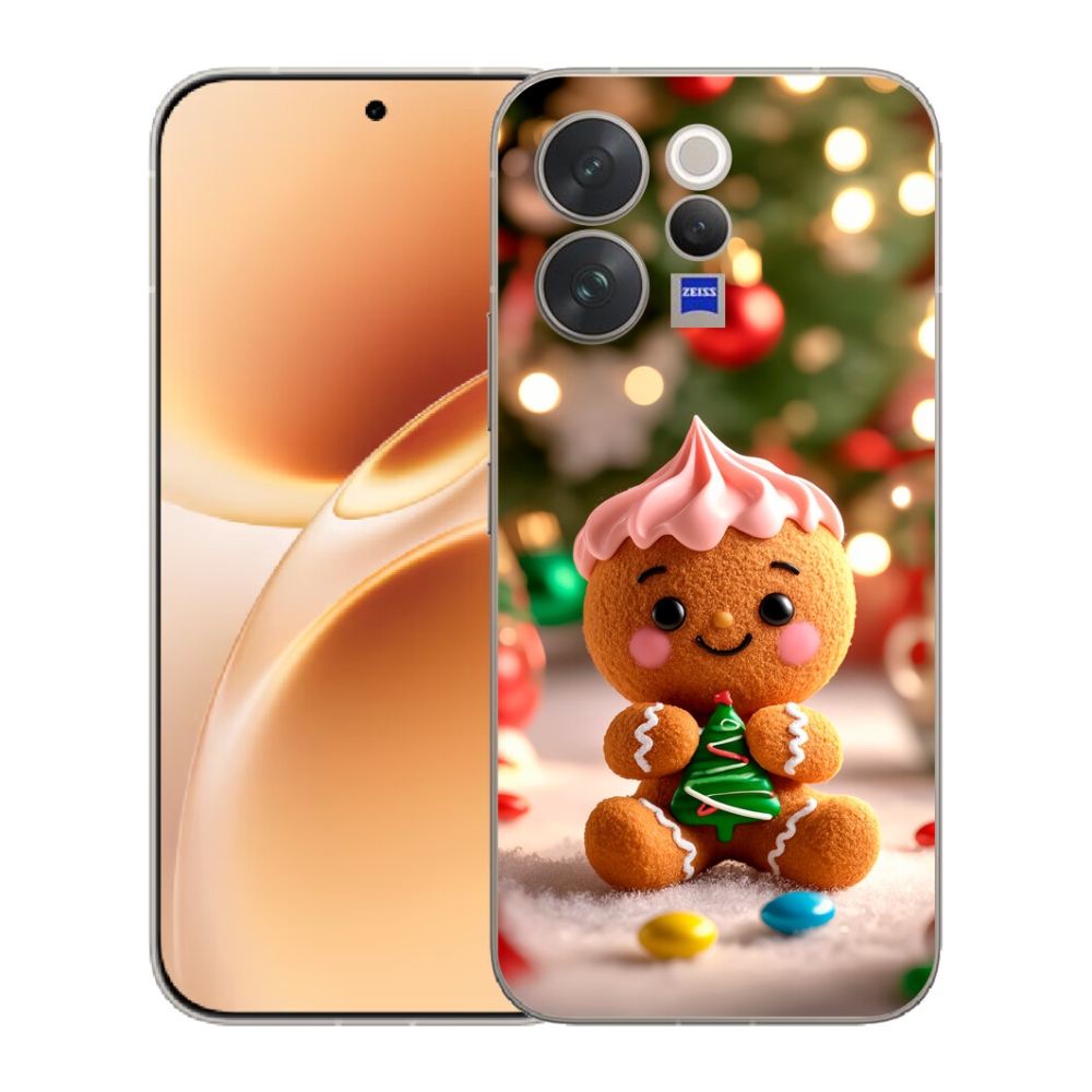 Gelový kryt mmCase na Vivo V70 - perníček