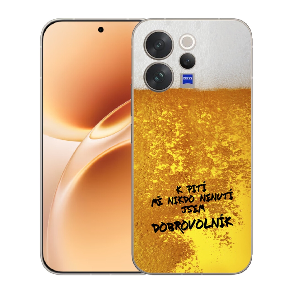Gelový kryt mmCase na Vivo V70 - pivní motiv 4