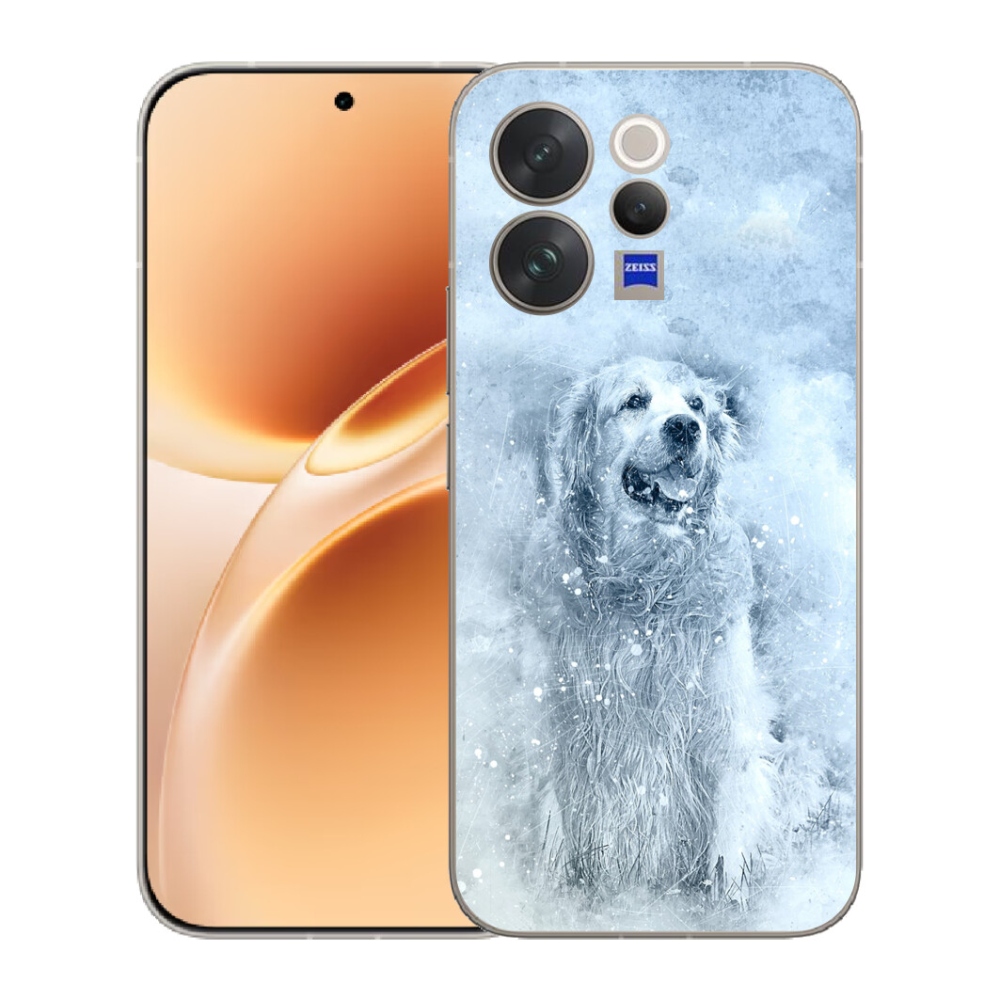 Gelový kryt mmCase na Vivo V70 - retrívr